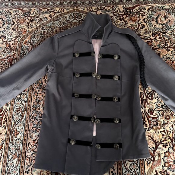 Eve Gravel Military Style Blazer (XS) - Picture 4 of 7